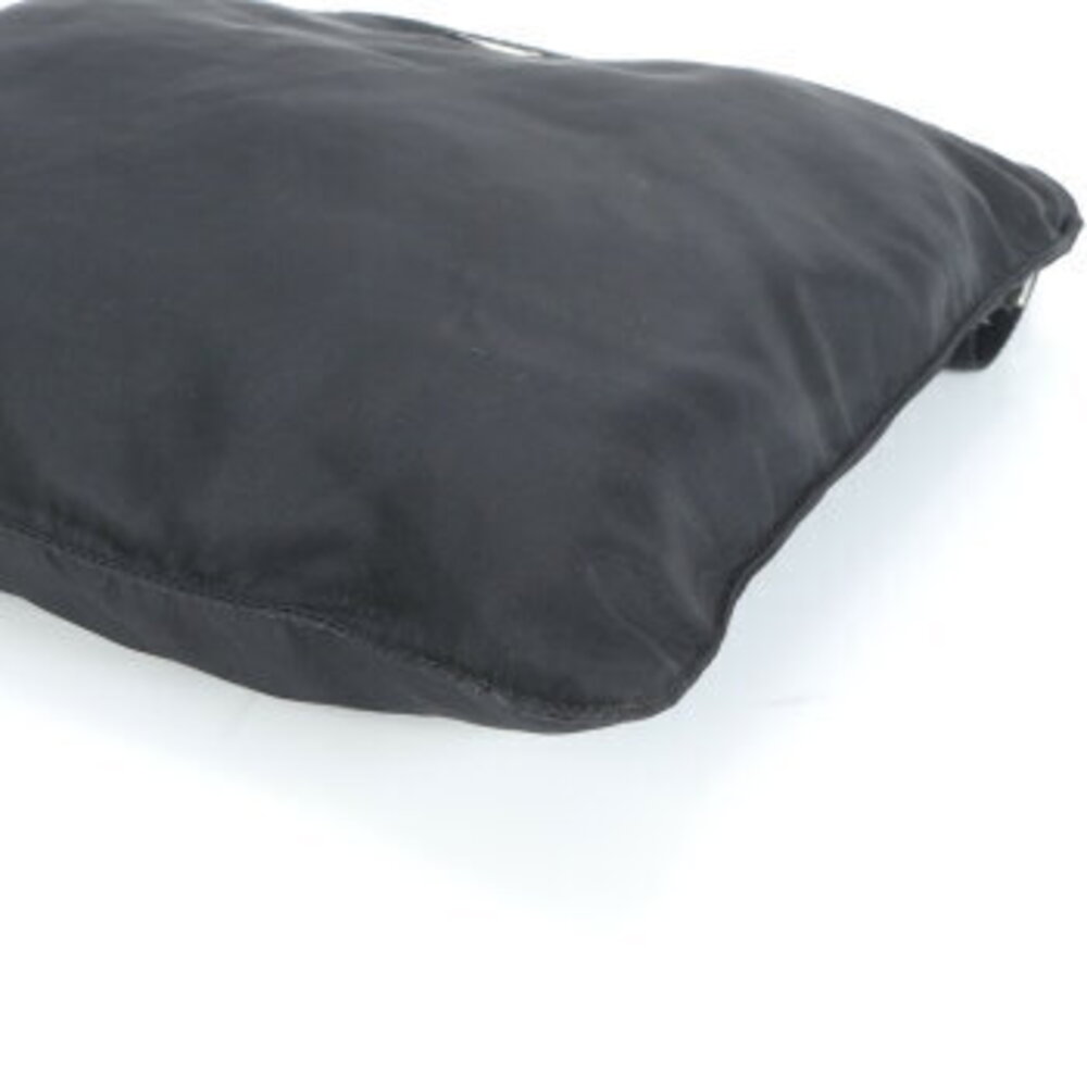 Prada Tessuto Triangle Logo Shoulder Bag Messenger Black - Picture 7 of 10